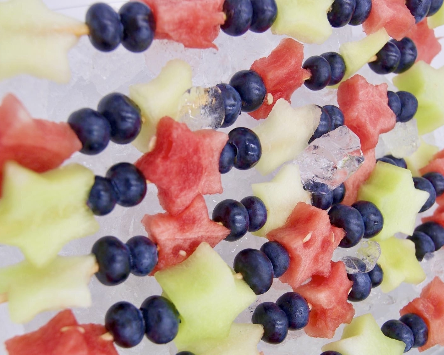 Melon Fruit Skewers - Little Bear Produce